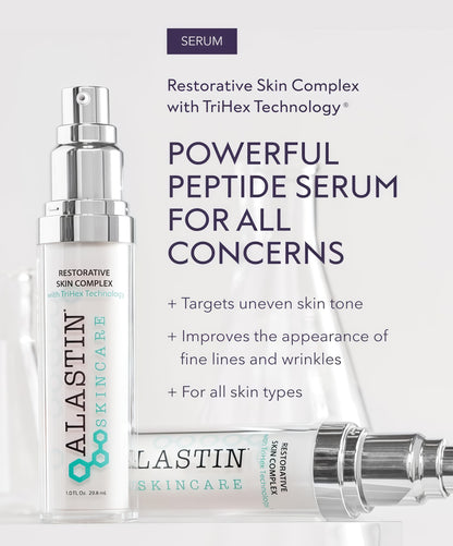 ALASTIN Skincare RestorativeSkin Complex Anti-Aging FaceSerum(1 oz)Reduce FineLines &WrinklesWithNiacinamide to ImproveTexture