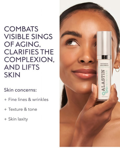 ALASTIN Skincare RestorativeSkin Complex Anti-Aging FaceSerum(1 oz)Reduce FineLines &WrinklesWithNiacinamide to ImproveTexture
